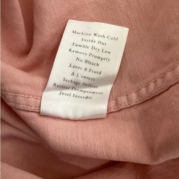 Frank & Eileen Famous Denim Rory Dress In Rose Quartz Size XS Maxi - Picture 15 of 16